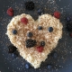 cooked rice heart